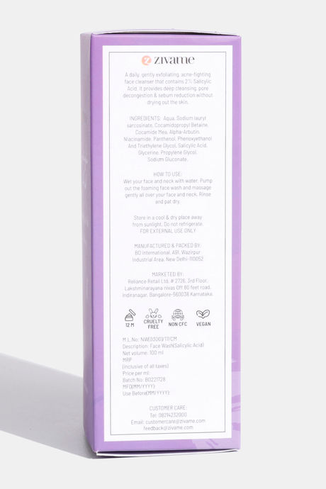 Zivame Foaming Face Wash - 100ml — image 5